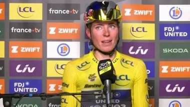 Etape 9 - Demi Vollering : "Nous avons gagné un magnifique Tour de France"