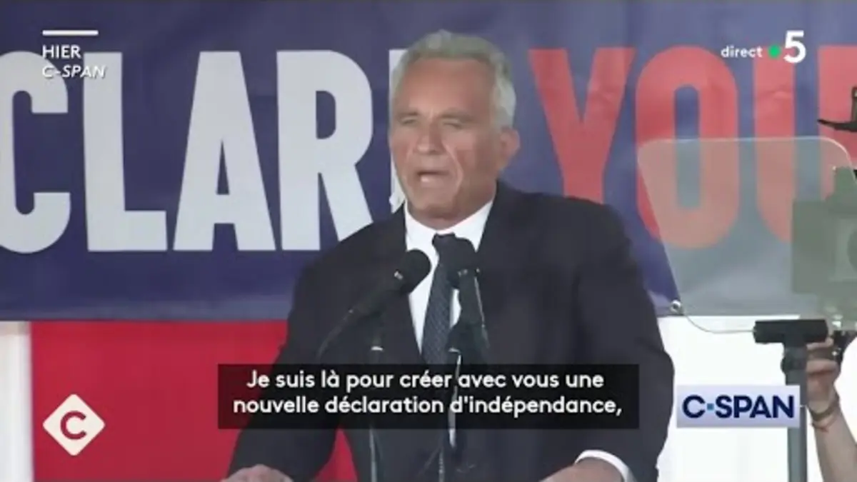 replay de États-Unis : un Kennedy dans la course à la Maison-Blanche - La Story - C à Vous - 10/10/2023