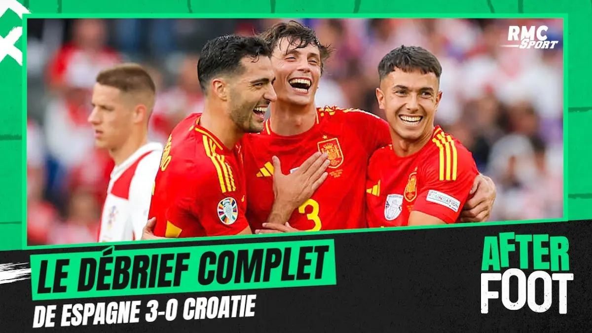 replay de Euro 2024 / Espagne 3-0 Croatie : Le débrief complet