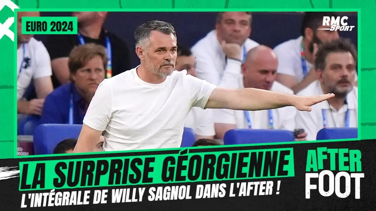 replay de Euro 2024 : Willy Sagnol, sélectionneur de la surprenante Géorgie, dans l'After Foot