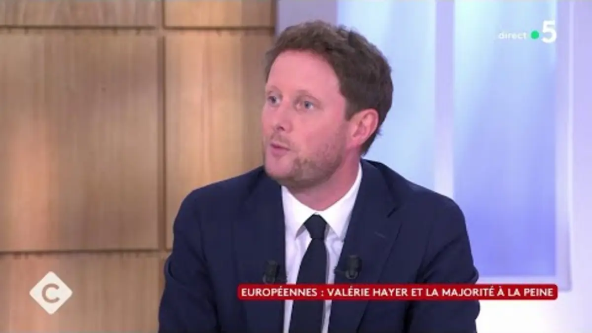 replay de Européennes : comment rattraper le retard sur le RN pour Renaissance ? - C à vous - 16/04/2024