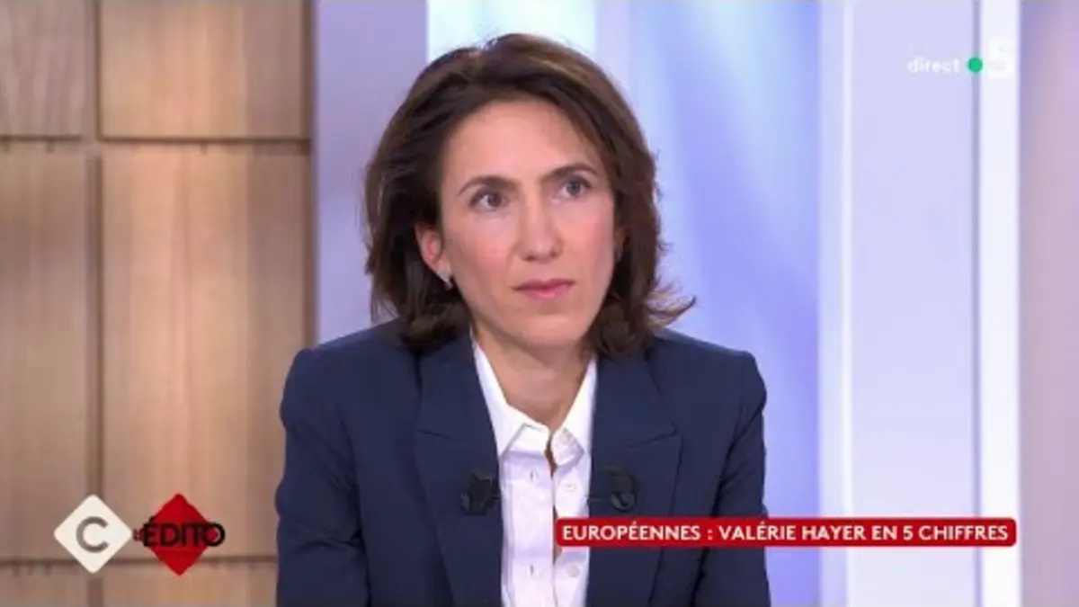 replay de Européennes : Valérie Hayer en 5 chiffres - L’Édito - C à vous - 01/03/2024
