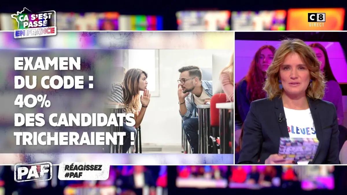 replay de Examen du code : 40% des candidats tricheraient !