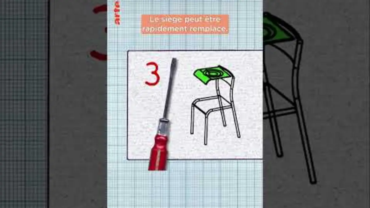 replay de (Extrait) La chaise Mullca - Karambolage - ARTE