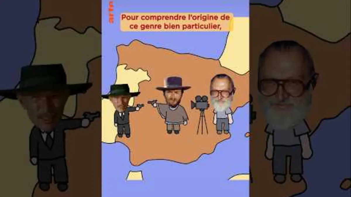 replay de (Extrait) ?? Le western spaghetti - Karambolage España - ARTE
