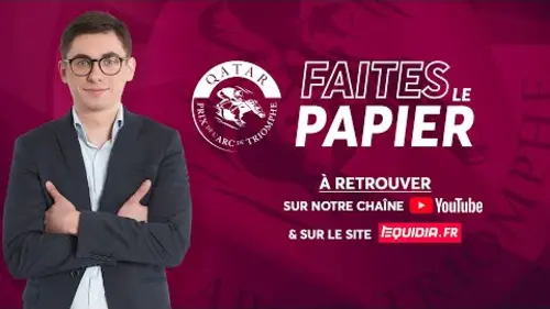 replay de FAITES LE PAPIER INTERACTIF DU QATAR PRIX DE L'ARC DE TRIOMPHE