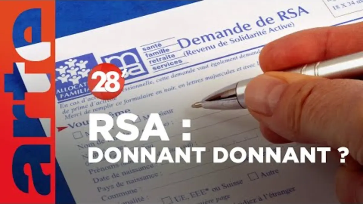 replay de Faut-il imposer des contreparties aux bénéficiaires du RSA ? - 28 Minutes - ARTE