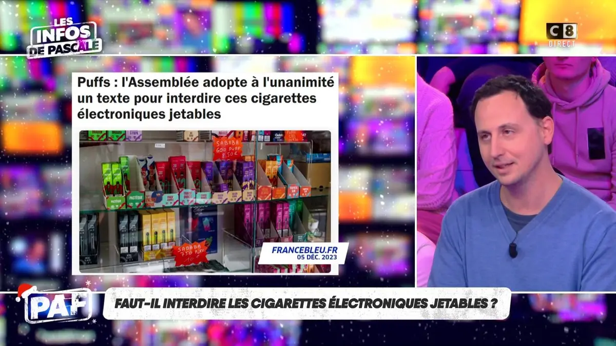replay de Faut-il interdire les « puffs » (cigarettes électroniques jetables) ?