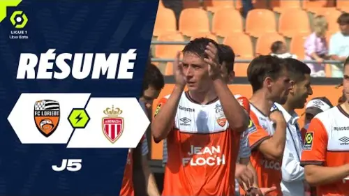 replay de FC LORIENT - AS MONACO (2 - 2) - Résumé - (FCL - ASM) / 2023-2024