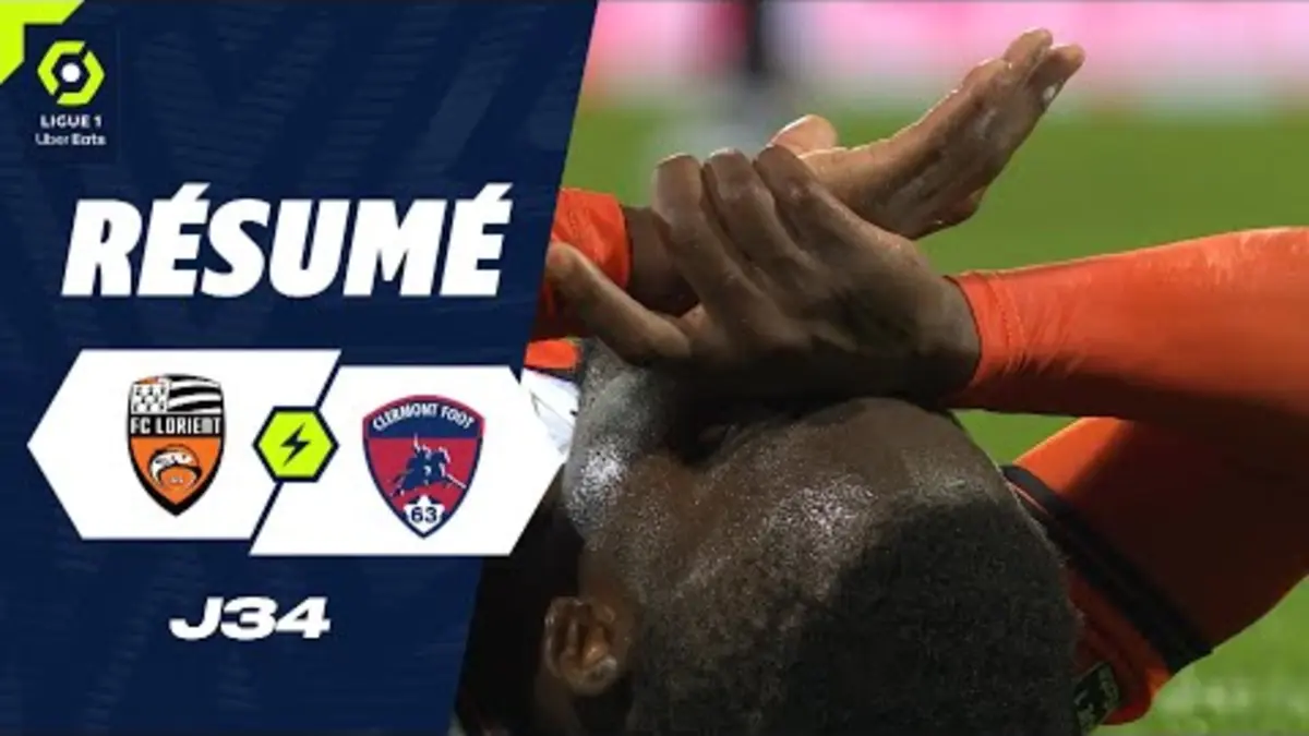 replay de FC LORIENT - CLERMONT FOOT 63 (5 - 0) - Résumé - (FCL - CF63) / 2023-2024
