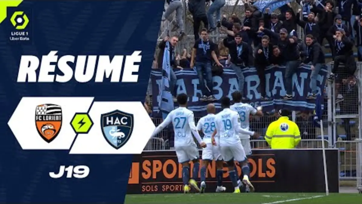 replay de FC LORIENT - HAVRE AC (3 - 3) - Résumé - (FCL - HAC) / 2023-2024