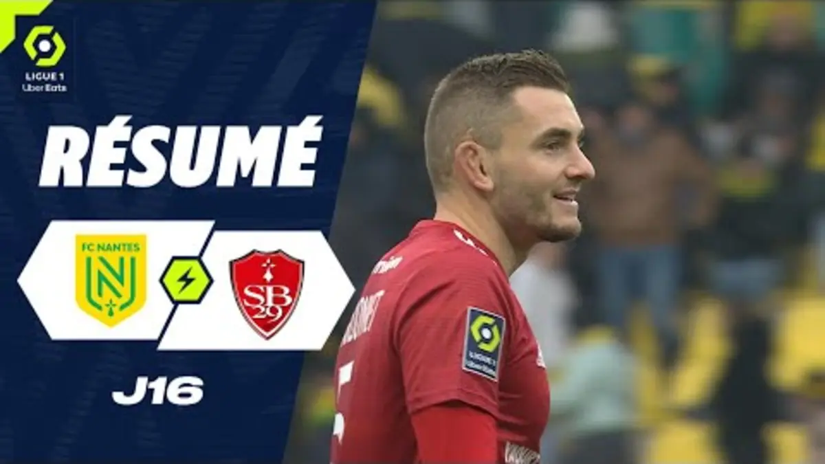 replay de FC NANTES - STADE BRESTOIS 29 (0 - 2) - Résumé - (FCN - SB29) / 2023-2024