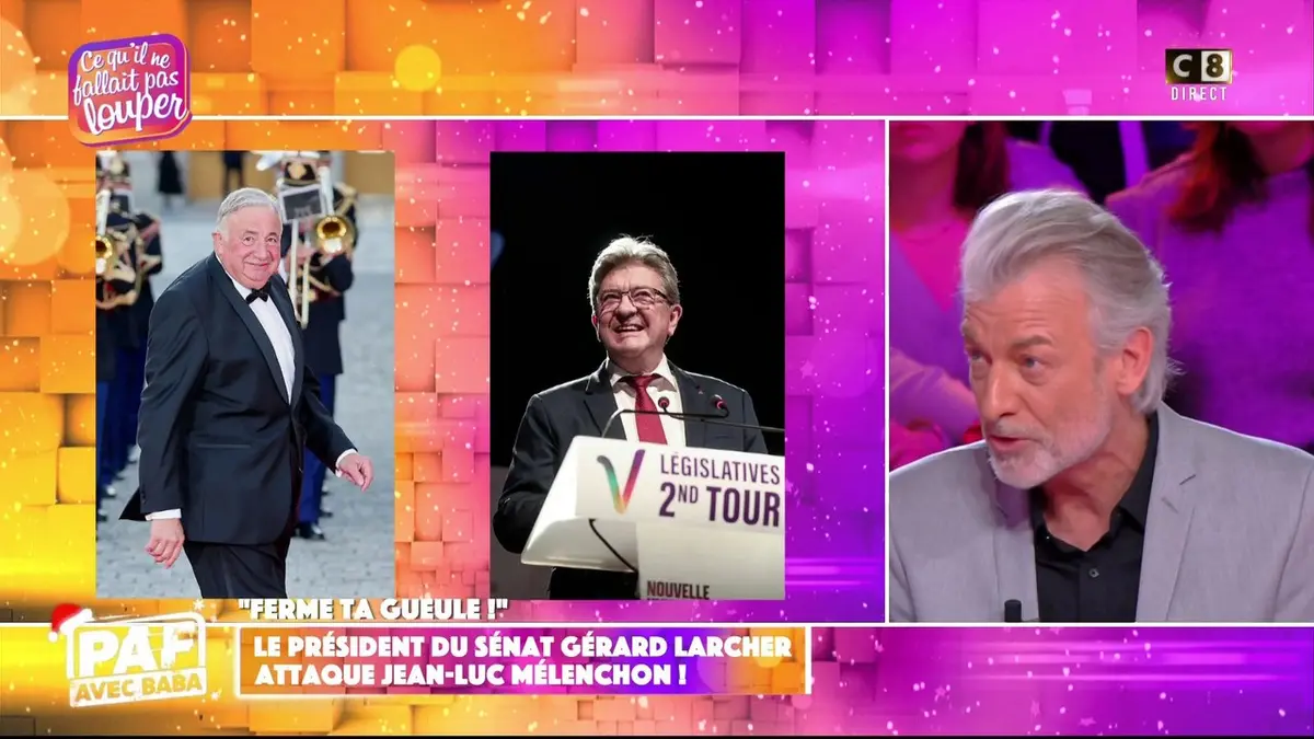 replay de « Ferme ta gueul* ! » : le Président du Sénat Gérard Larcher attaque Jean-Luc Mélenchon !
