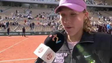 Finale (F) - Mirra Andreeva : "C'est le plus grand rêve de ma vie"