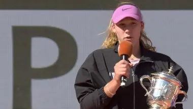 Finale (F) - Mirra Andreeva : "C'est un très grand rêve de gagner ce tournoi"