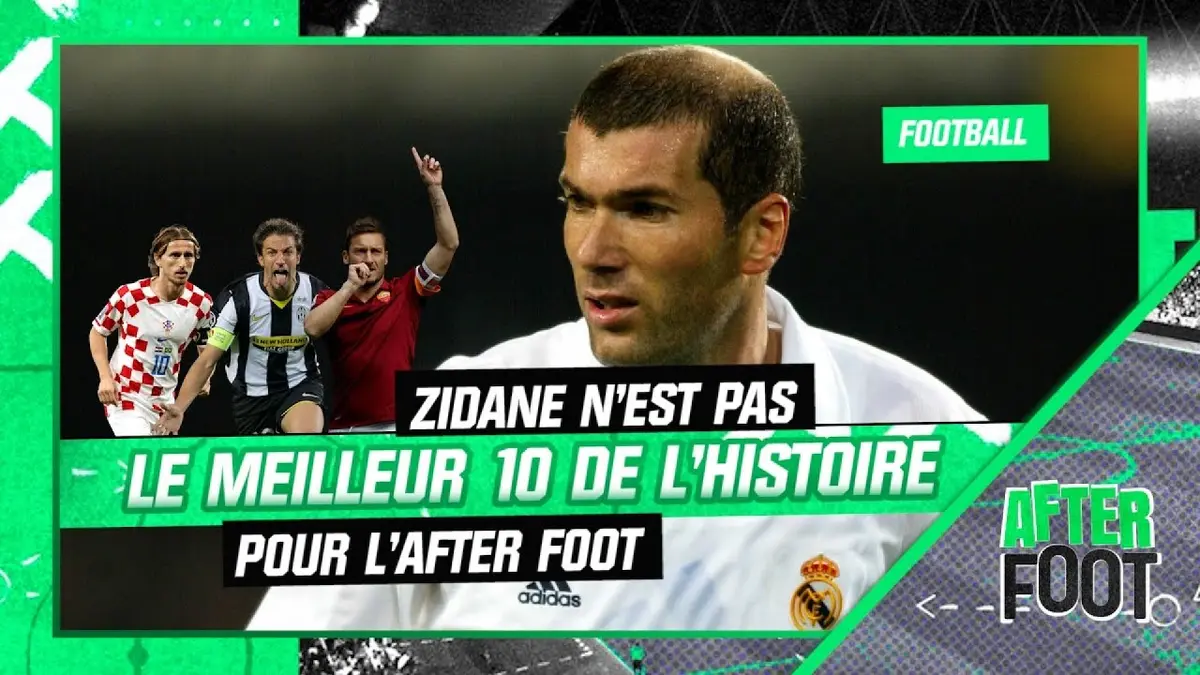 replay de Football : Zidane n'est pas le meilleur 10 de l'histoire pour l'After Foot
