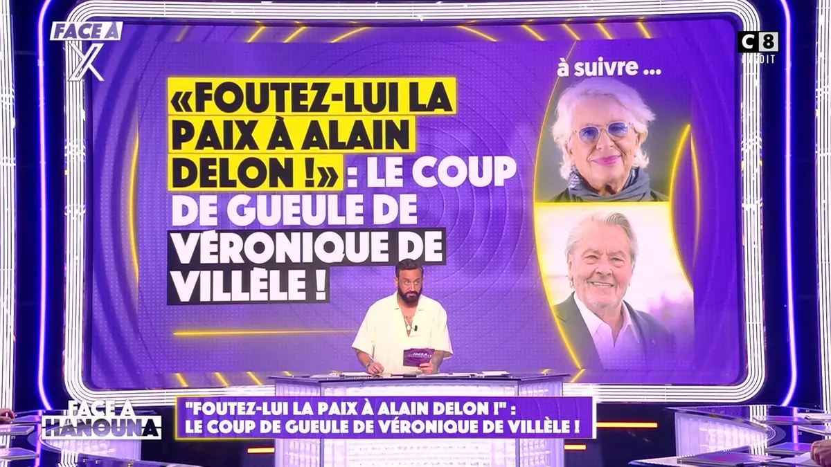 replay de "Foutez-lui la paix à Alain Delon !" : Le coup de gueule de Véronique de Villèle !