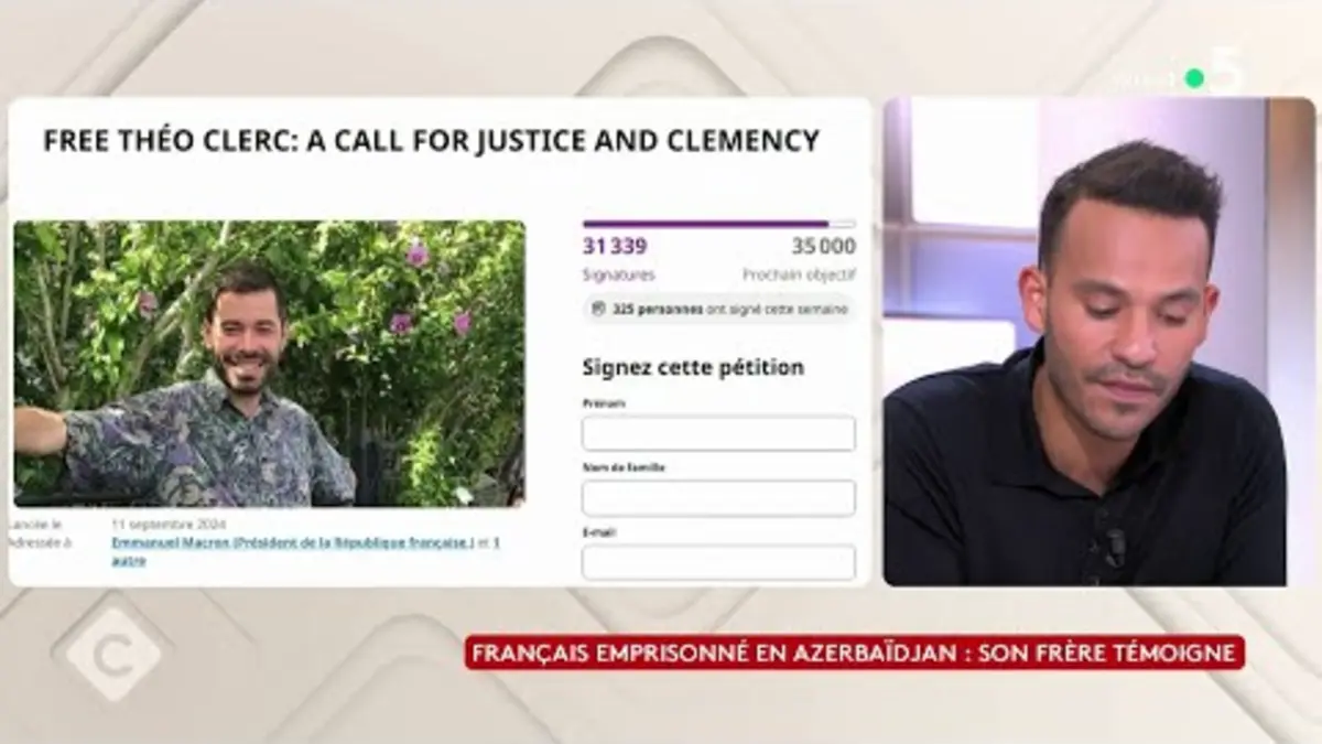 replay de Français emprisonné en Azerbaïdjan : son frère témoigne - La Story - C à Vous - 29/10/2024