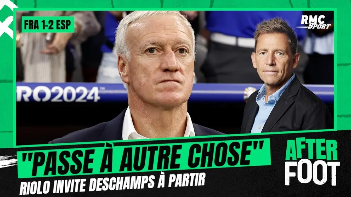 replay de France 1-2 Espagne : "Passe à autre chose", Riolo invite Deschamps à partir