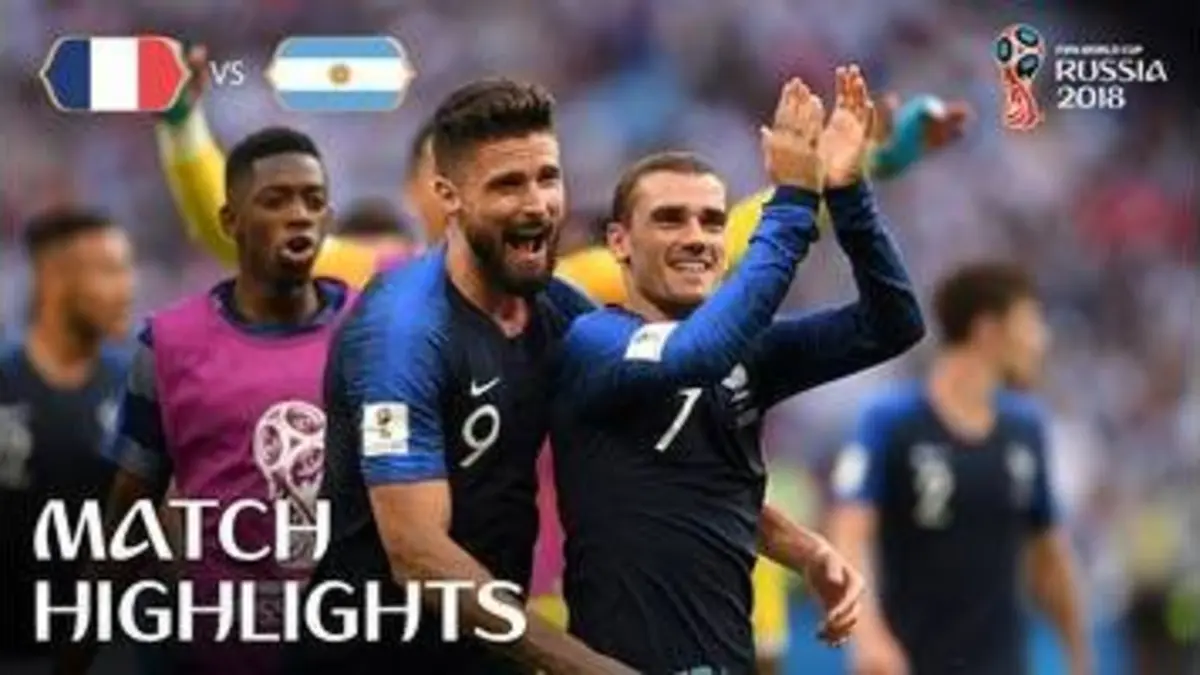 replay de France v Argentina - 2018 FIFA World Cup Russia™ - Match 50