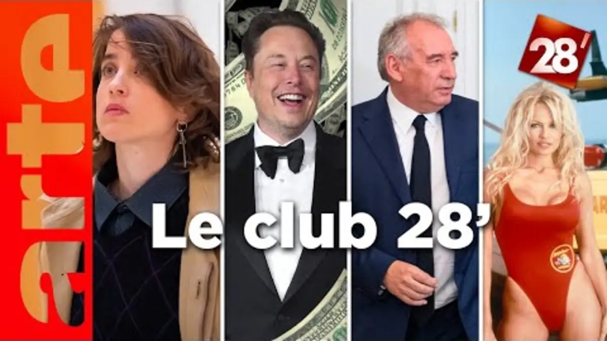 replay de François Bayrou Premier ministre, Coupe du monde 2034, Adèle Haenel… : le Club | 28 minutes | ARTE