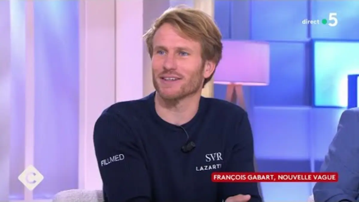 replay de François Gabart, nouvelle Vague - C à Vous - 25/10/2023