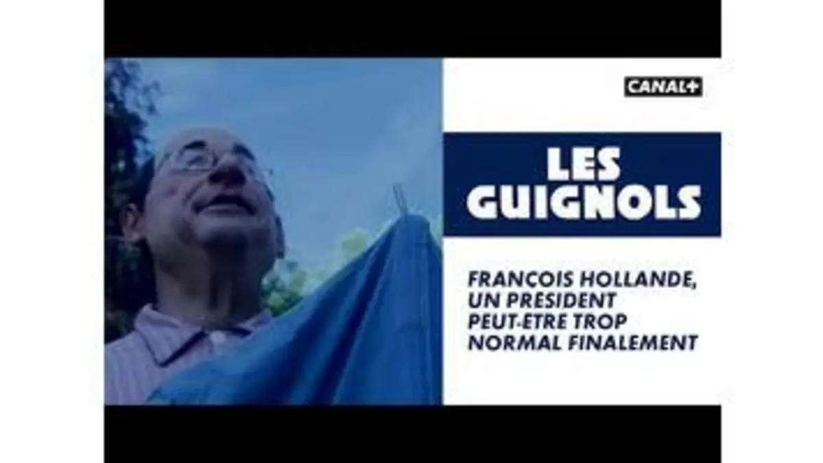 replay de François Hollande, un président peut-être trop normal finalement - Les Guignols - CANAL+