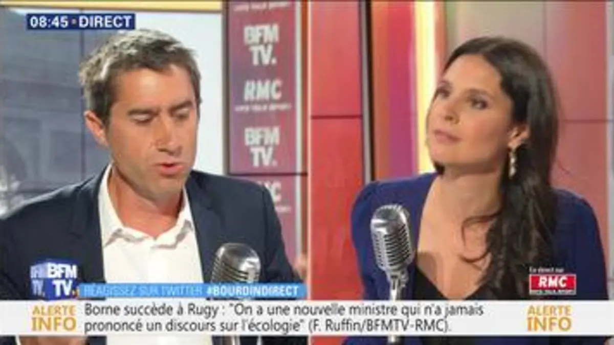 replay de François Ruffin face à Apolline de Malherbe en direct