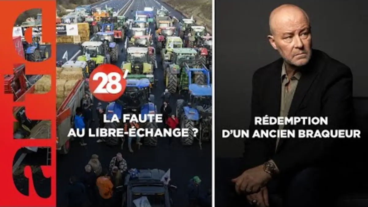 replay de Frank Henry / Crise agricole : la faute au libre-échange ? - 28 Minutes - ARTE