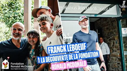 replay de FRANK LEBŒUF découvre la fondation Ronald McDonald