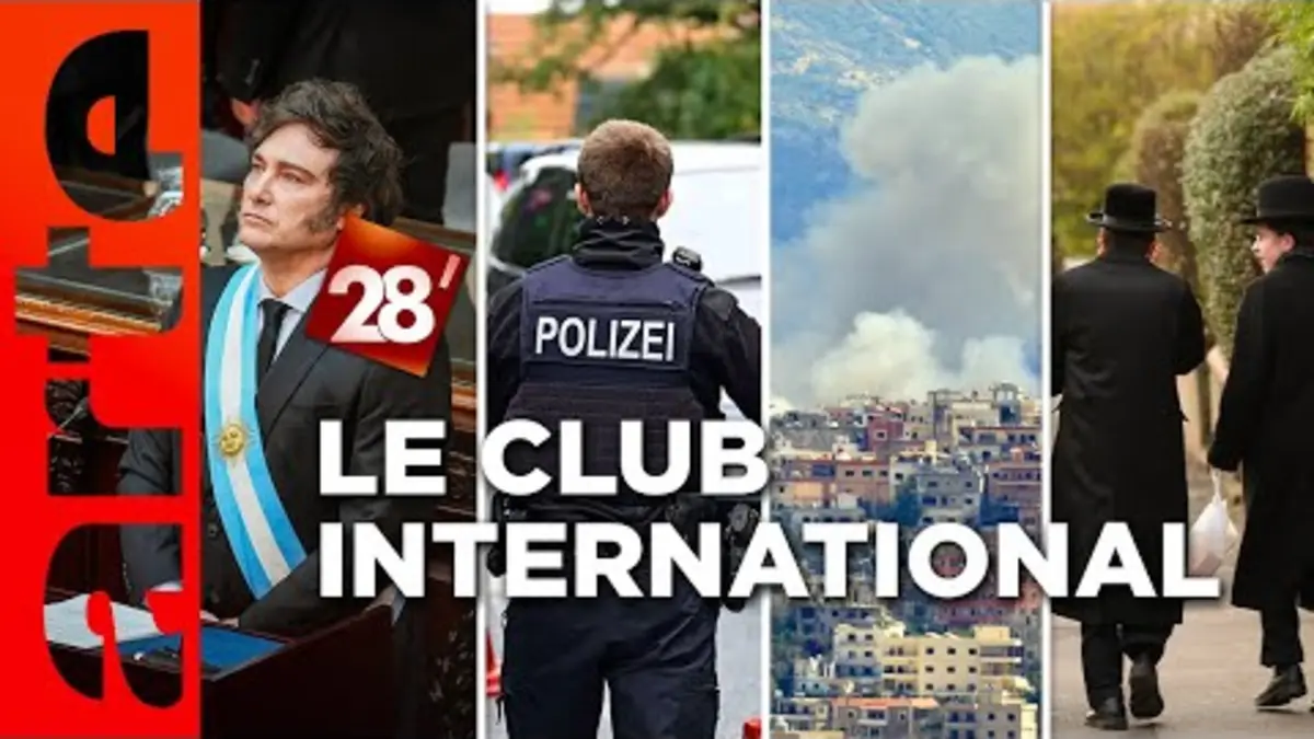 replay de Frontières, Israël/Hezbollah, violence politique aux USA : Le Club International | 28 minutes | ARTE