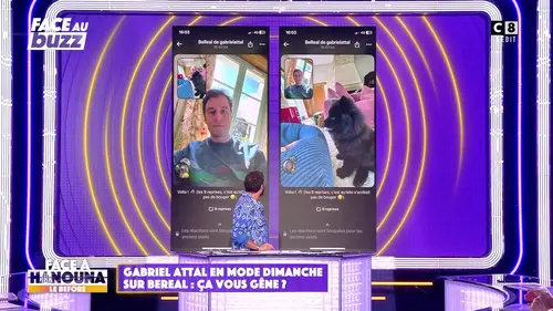 replay de Gabriel Attal en mode dimanche sur BeReal !