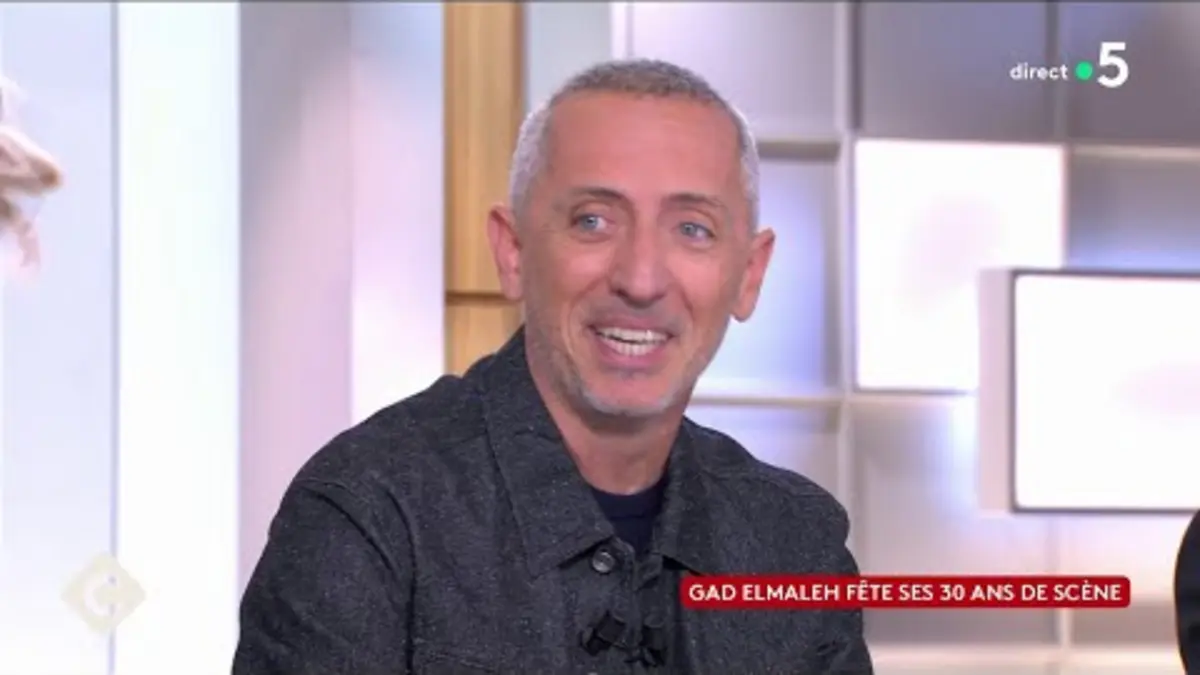 replay de Gad Elmaleh, une vie sous les projecteurs - C à Vous - 24/10/2024
