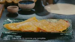 Galette de riz comme une complète