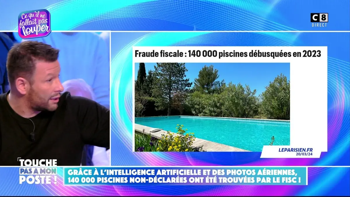 replay de Grâce à l'IA et des photos aériennes, 140 000 piscines non-déclarées ont été trouvées par le fisc !
