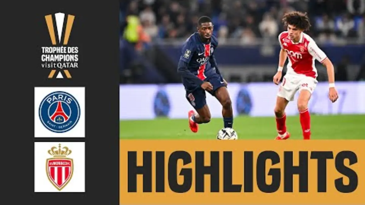 replay de Grâce à Ousmane Dembélé encore une fois décisif, le PSG s'offre le Trophée des Champions Visit Qatar