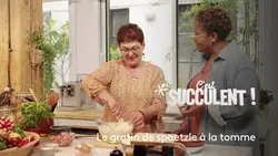 Gratin de spaetzle à la Tomme