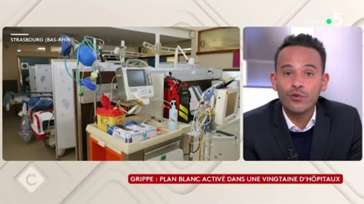 replay de Grippe : plan blanc activé dans une vingtaine d’hôpitaux - La Story - C à Vous