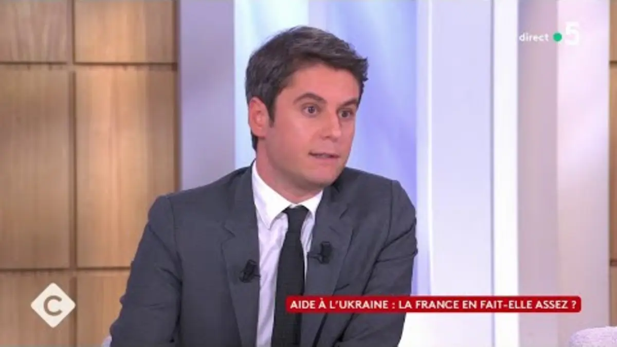 replay de Guerre en Ukraine, élections européennes… - Gabriel Attal - C à vous - 08/03/2024