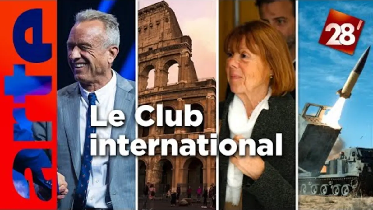 replay de “Guerre hybride”, procès de Mazan, mythologie nordique : Le Club international | 28 minutes | ARTE