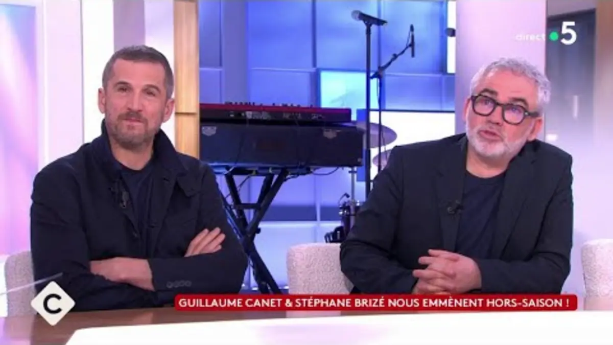 replay de Guillaume Canet & Stéphane Brizé nous emmènent Hors-Saison ! - C à Vous - 14/03/2024