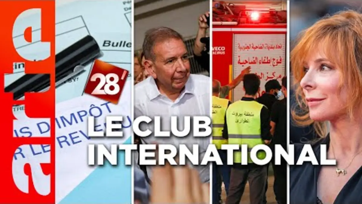 replay de Hausse d’impôts, guerre au Liban, Vénézuela : Le Club International | 28 minutes | ARTE
