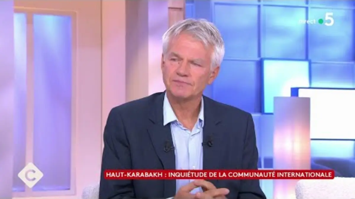 replay de Haut-Karabakh : inquiétude de la communauté internationale - Olivier Weber - C à Vous - 20/09/2023