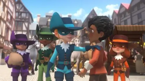 Les 3 Mousquetaires S01E08 Henni soit qui mal y pense