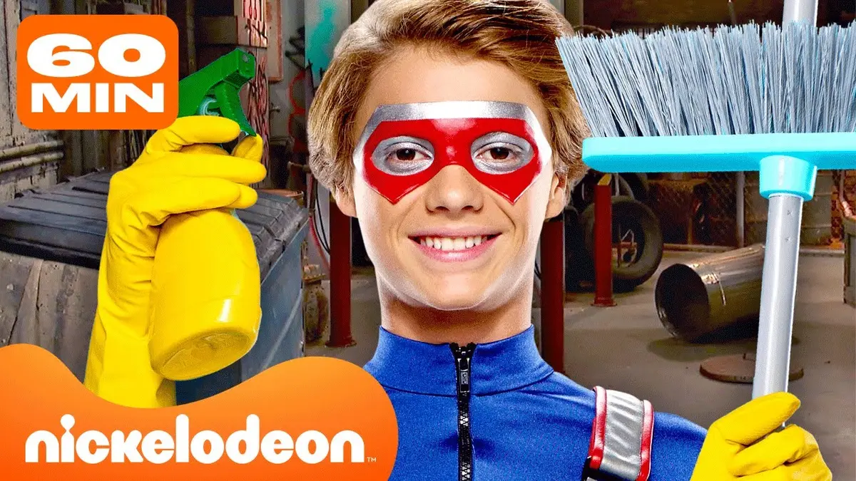 replay de Henry Danger nettoie les méchants et combat le crime! avec Captain Man | 60 minutes | Nickelodeon