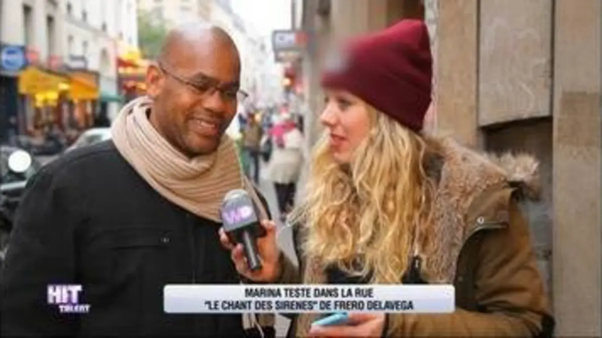 replay de Hit Talent : Marina teste dans la rue « Le chant des sirènes » de Frero Delavega