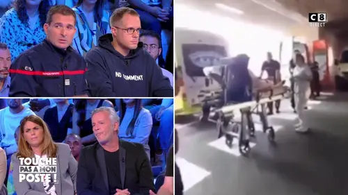 replay de Hôpitaux : des patients sur des brancards font la queue à Perpignan