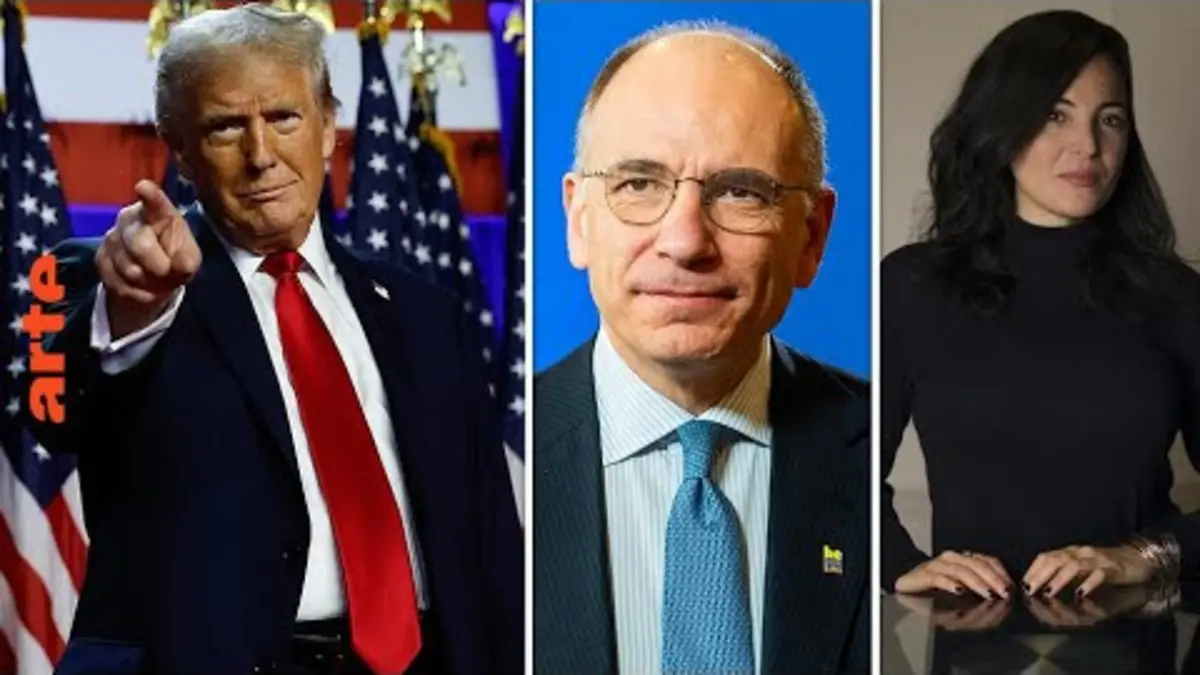 replay de Hors-série : la démocratie à l’ère de Trump / Enrico Letta et Asma Mhalla | 28 minutes | ARTE