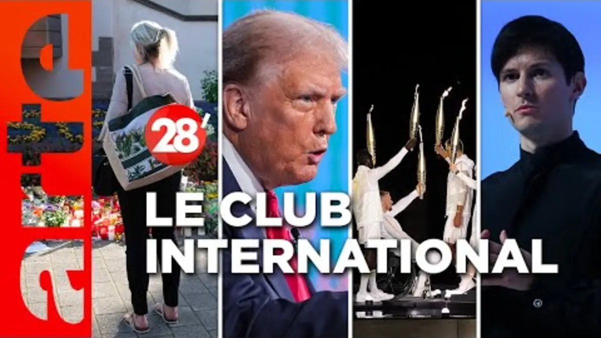 replay de Ibrahim Maalouf, Afghanistan, attentat en Allemagne… : Le Club International - 28 Minutes - ARTE