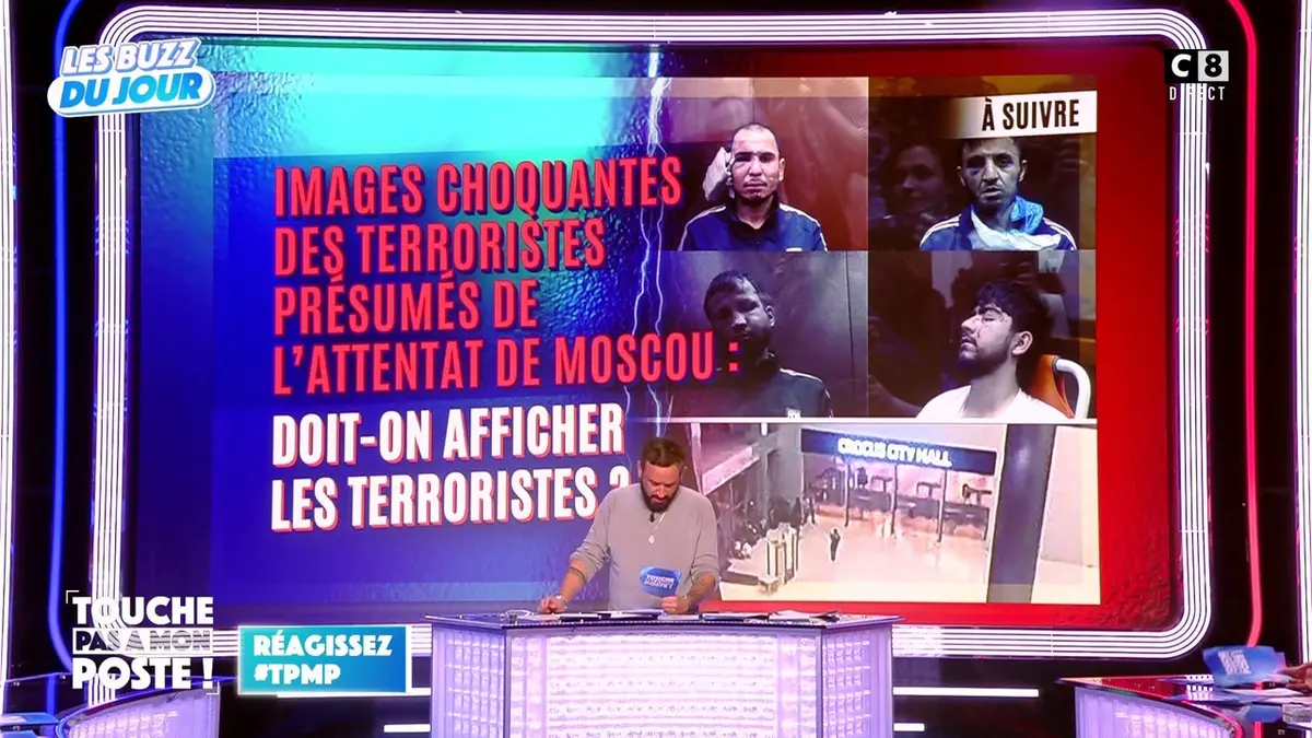 replay de Images choquantes des terroristes présumés de l'attentat de Moscou